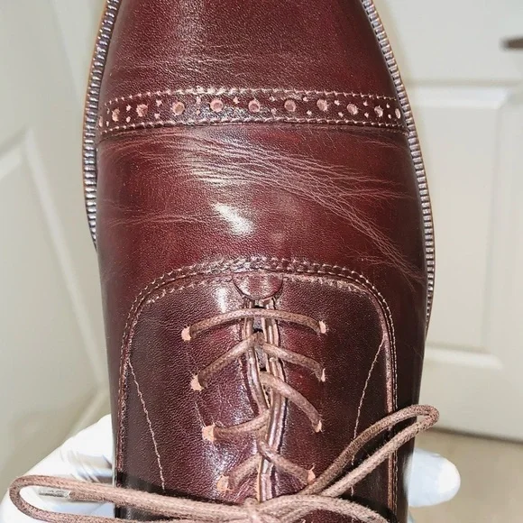 Alfani Leather Oxford Shoe. - Picture 5 of 13